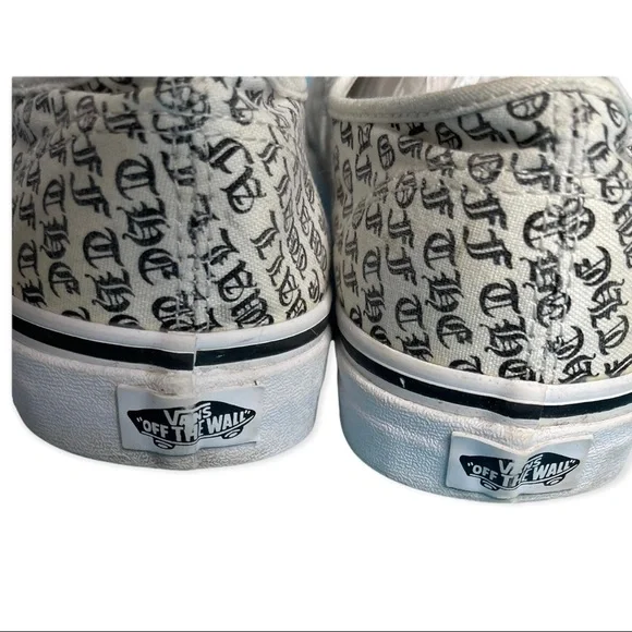 Vans Off The Wall Print White Sneakers Sz 11/9.5 - Picture 8 of 8
